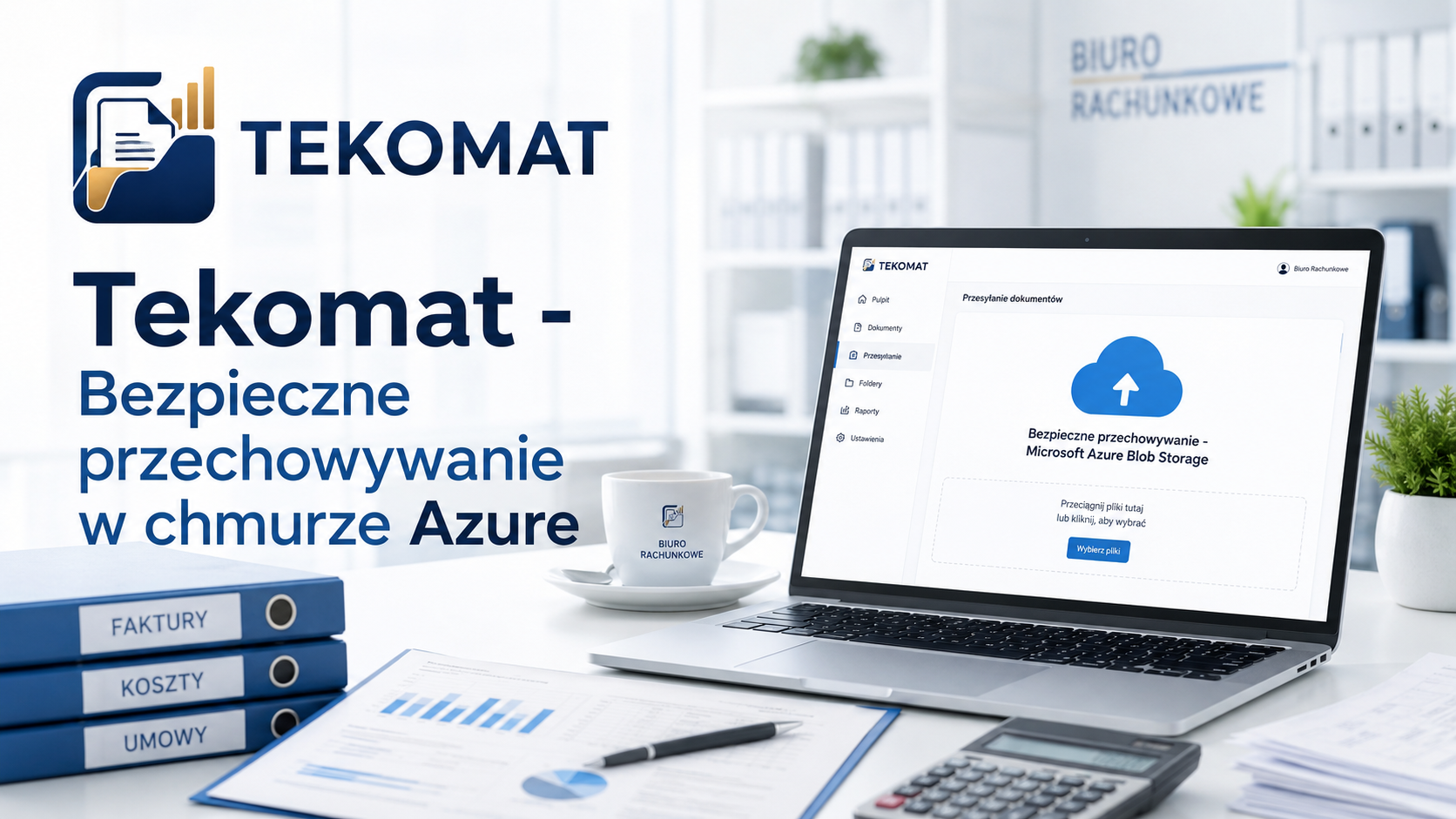 Gdzie przechowywane są dokumenty w Tekomacie — bezpieczeństwo Azure Blob Storage