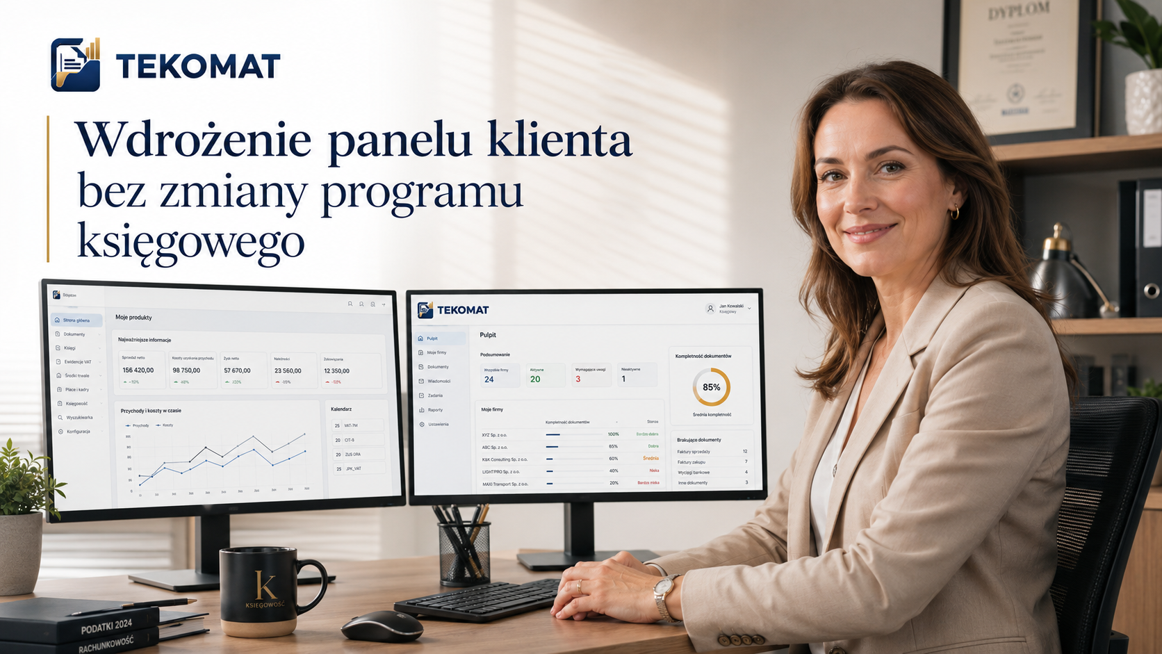 Czy trzeba zmieniać program księgowy, aby wdrożyć Tekomat w biurze rachunkowym?