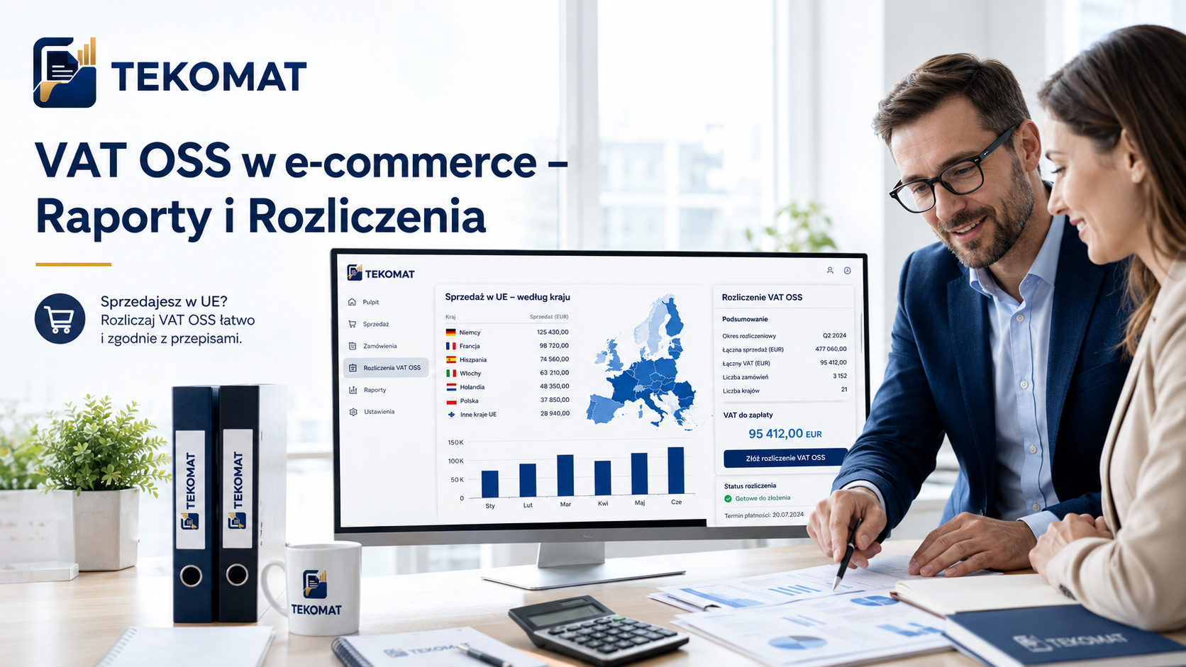 VAT OSS w sprzedaży internetowej – jak przekazywać raporty i rozliczenia do biura rachunkowego?